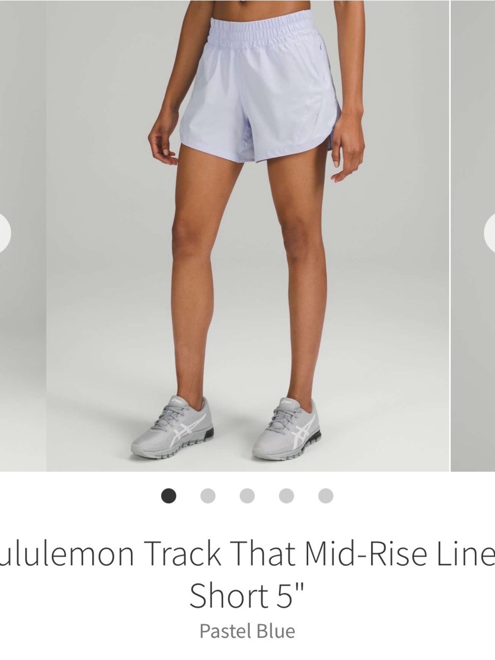 Lululemon Track That MR Short 5” Lined